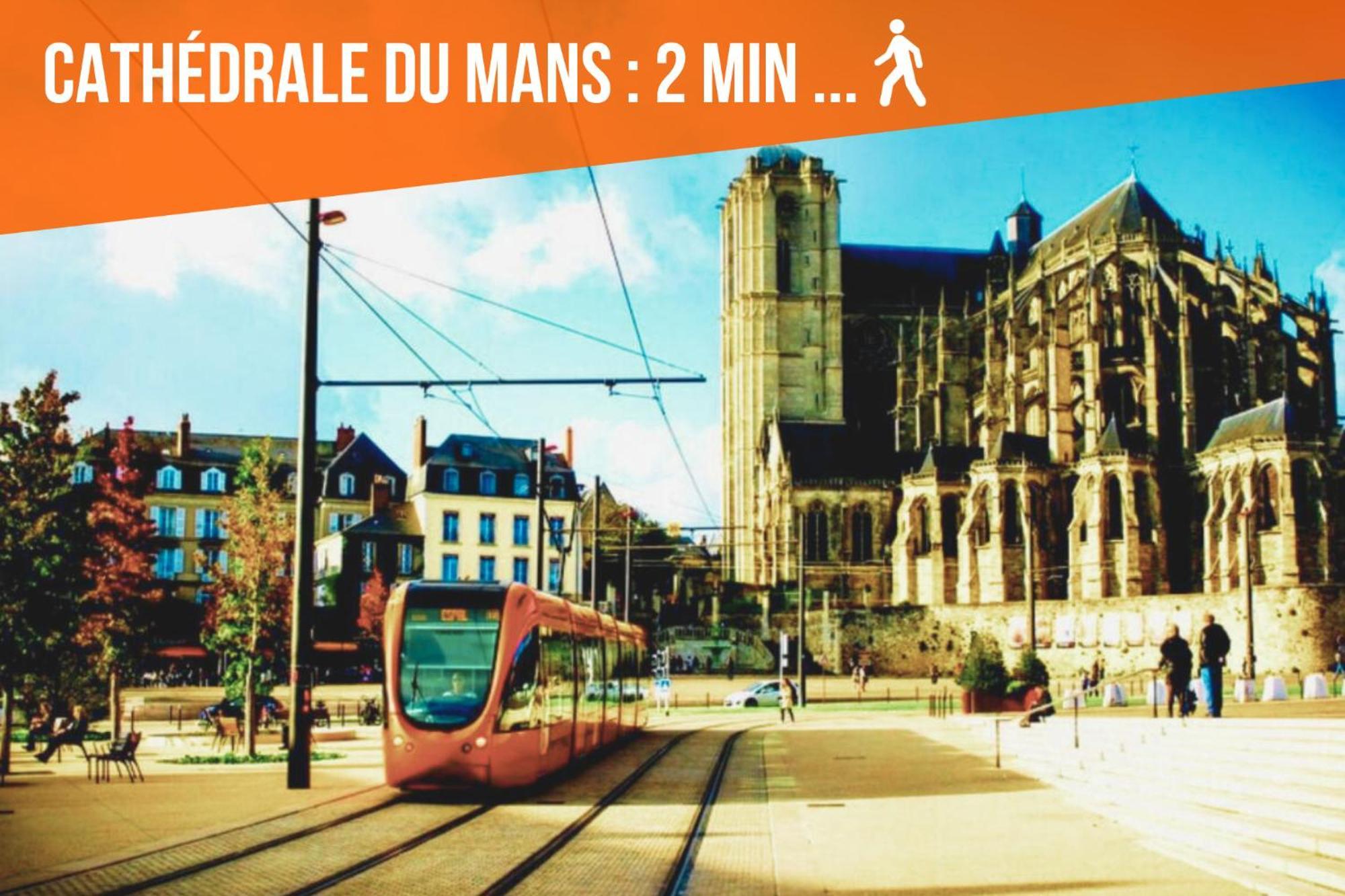 Le Mans City Sweet & Home - Climatise - Netflix - Wifi Fibre - Parking - Proche Circuit Des 24H & Centre-Ville - Accordhebergementconciergerie Eksteriør bilde